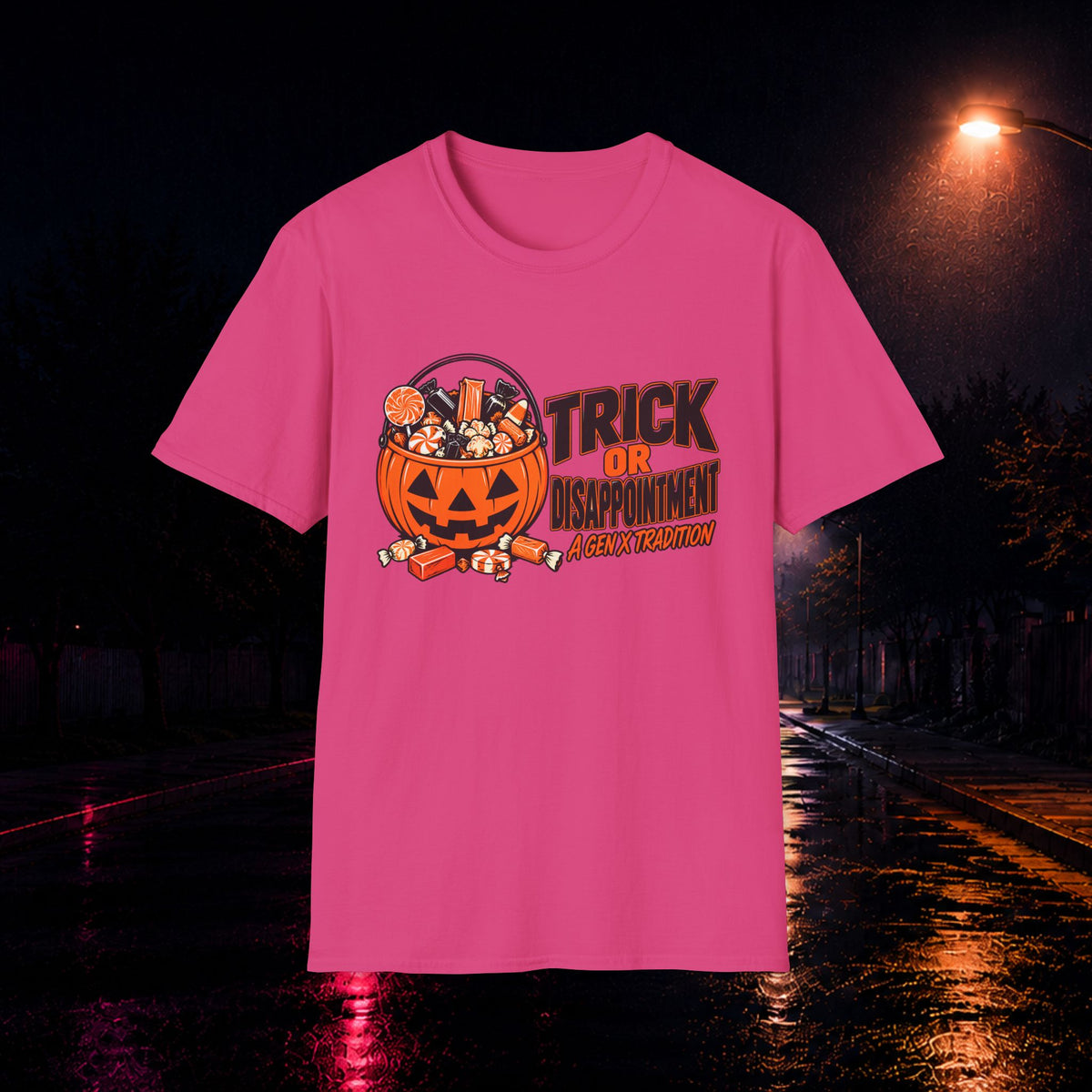 Trick or Disappointment Gen X Halloween T-Shirt