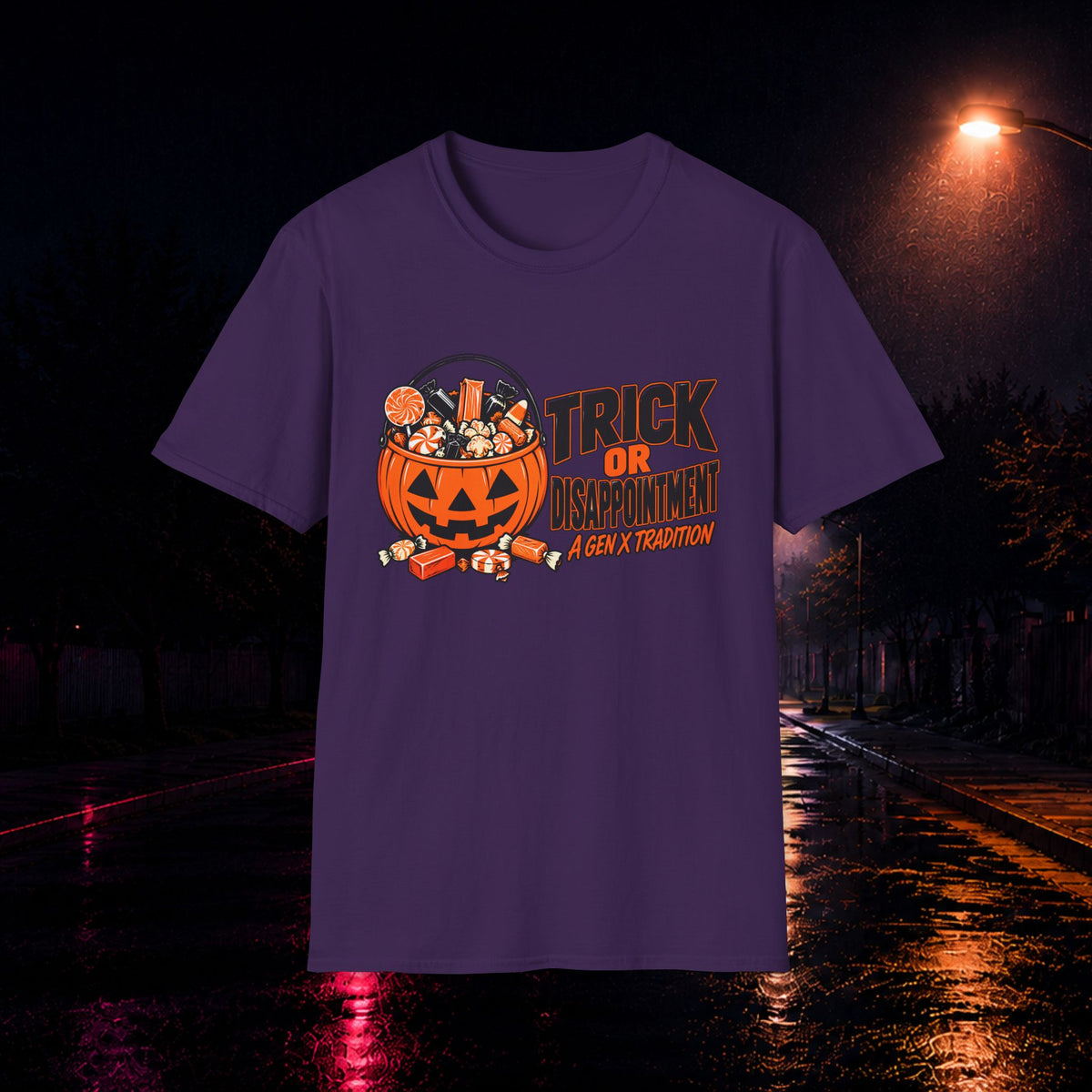 Trick or Disappointment Gen X Halloween T-Shirt