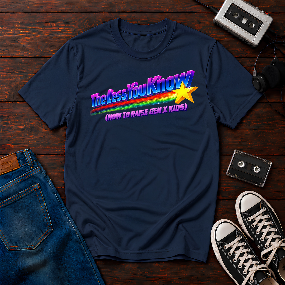 The Less You Know Gen X Parenting T-Shirt