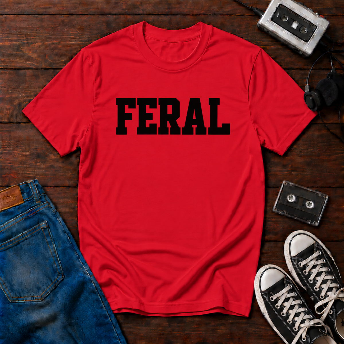 Feral Bold Graphic T-Shirt