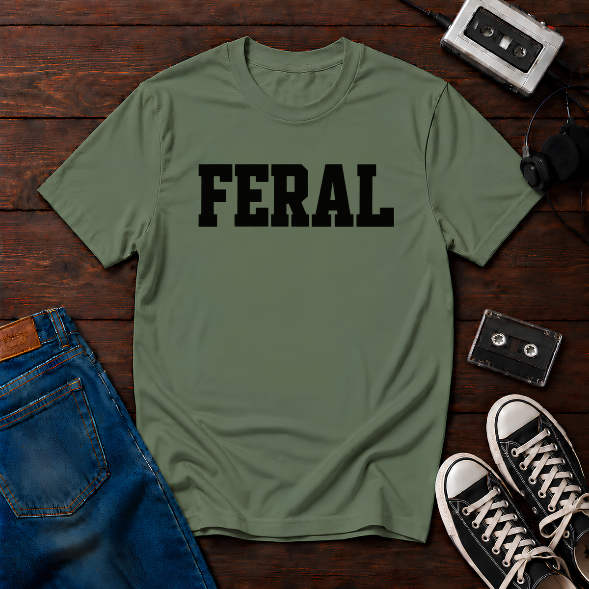 Feral Bold Graphic T-Shirt
