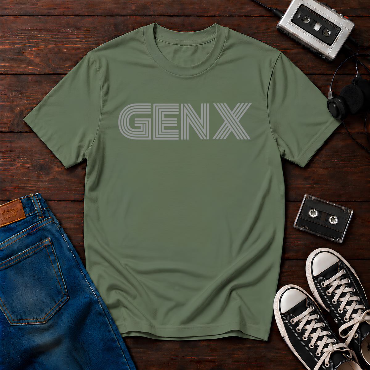 Gen X Line Graphic T-Shirt