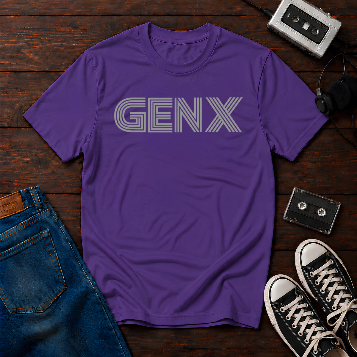 Gen X Line Graphic T-Shirt