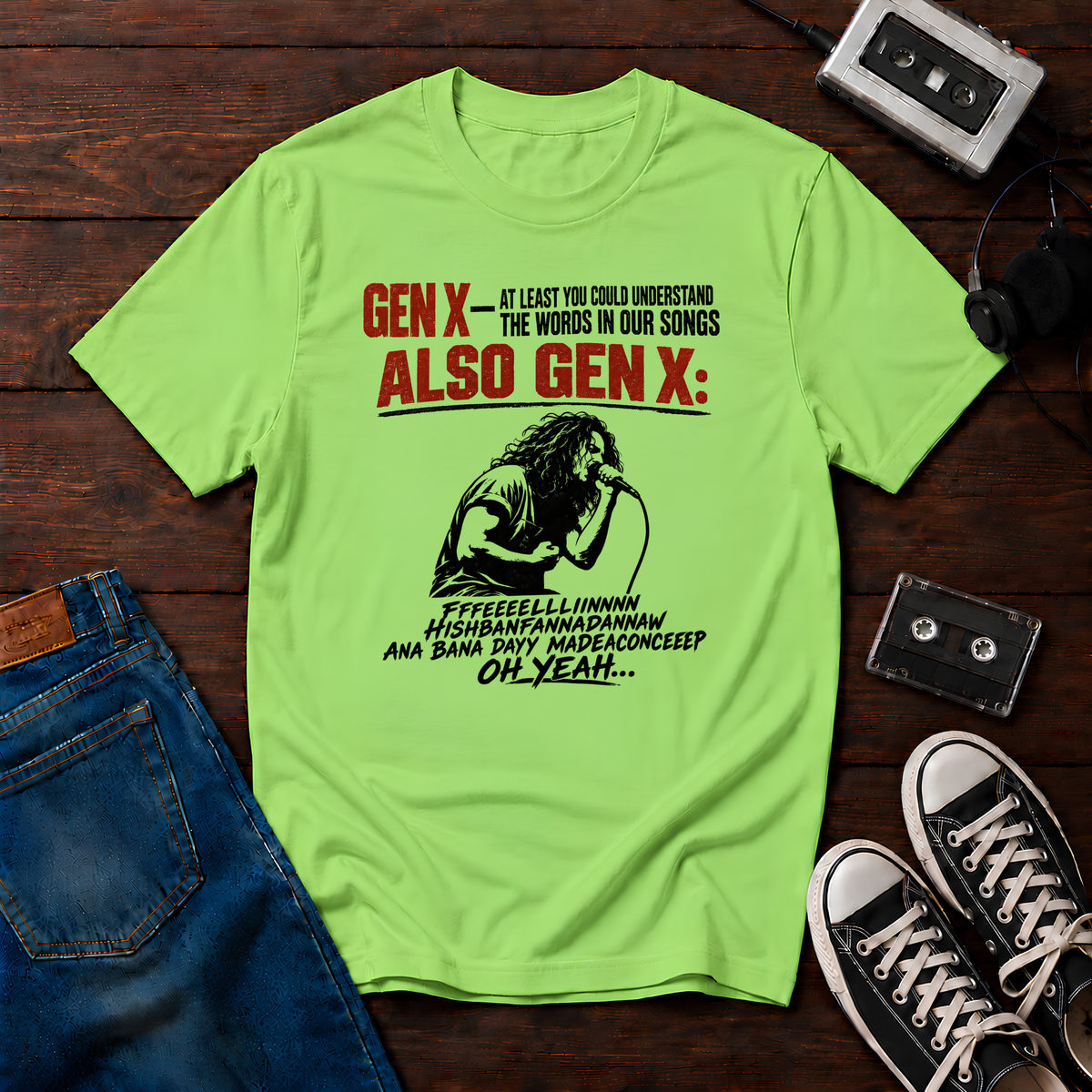 Gen X Lyrics T-Shirt