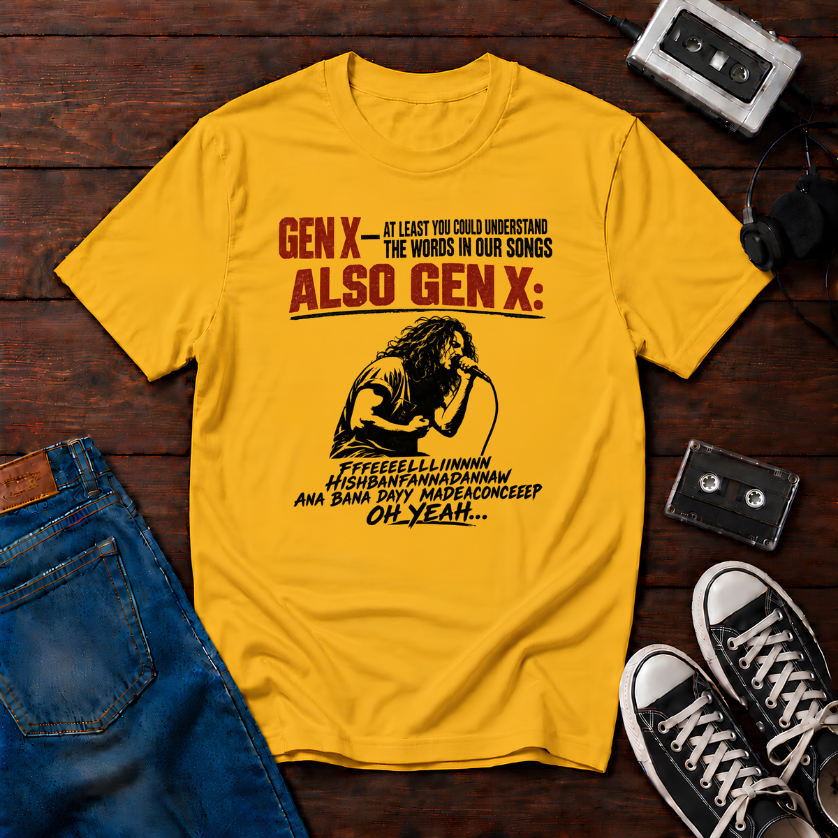 Gen X Lyrics T-Shirt