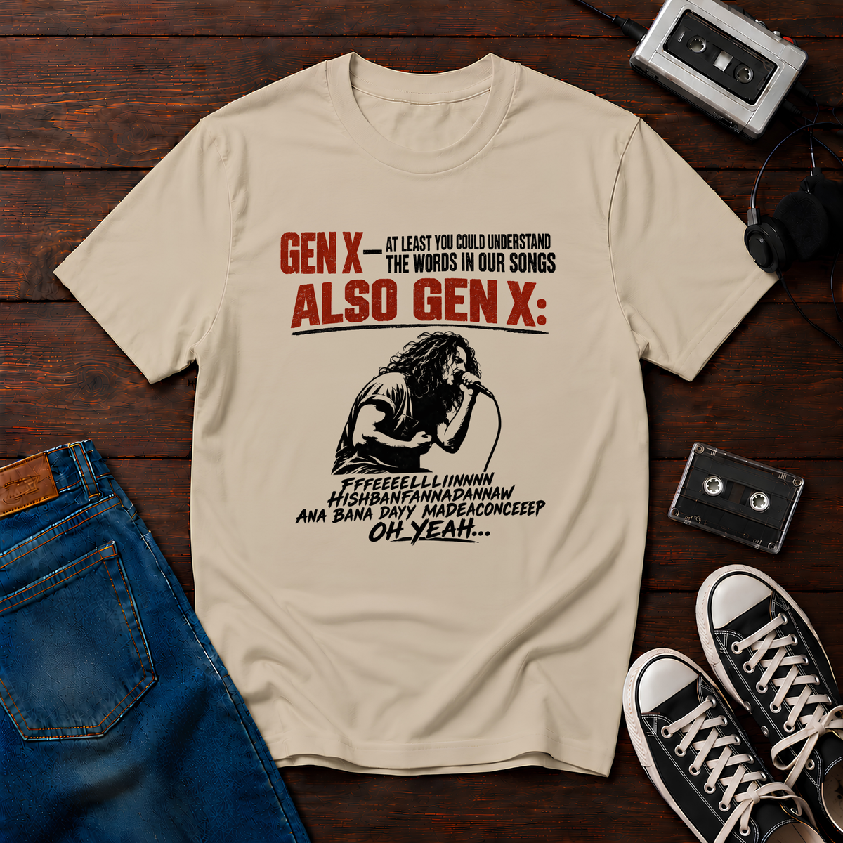 Gen X Lyrics T-Shirt