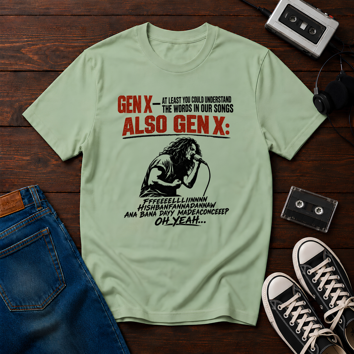 Gen X Lyrics T-Shirt