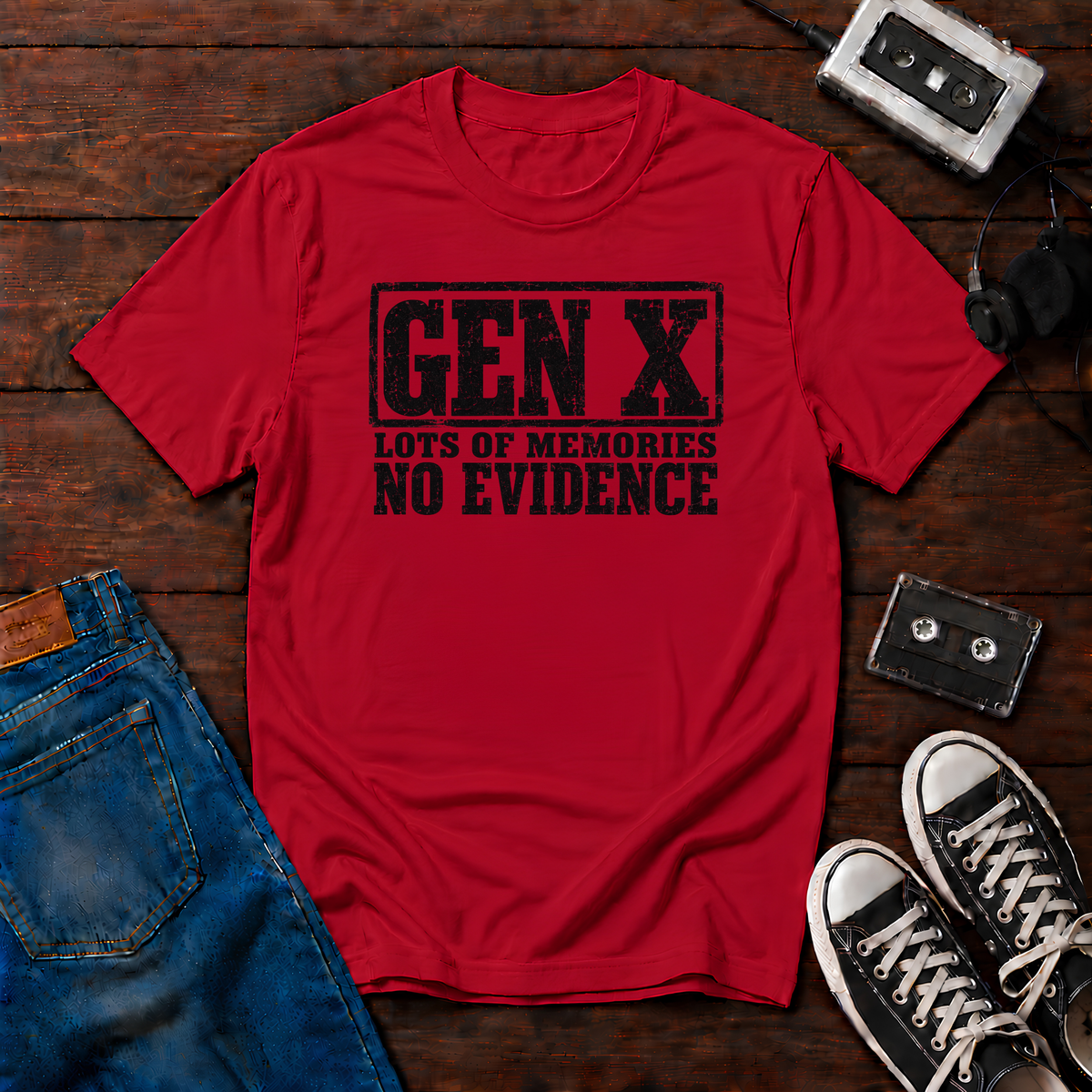 Gen X No Evidence T-Shirt