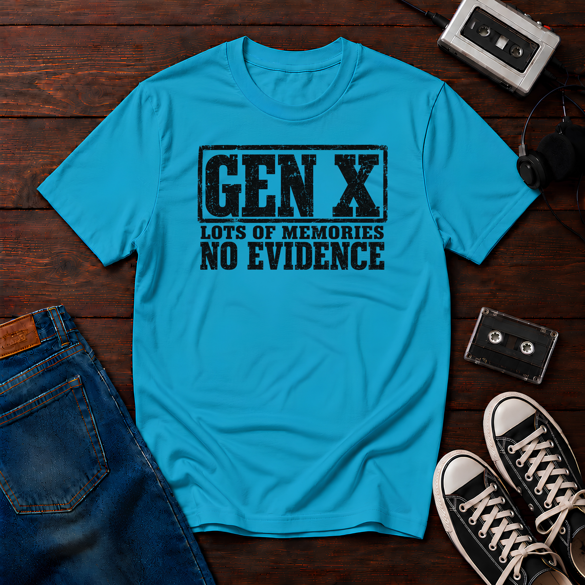 Gen X No Evidence T-Shirt