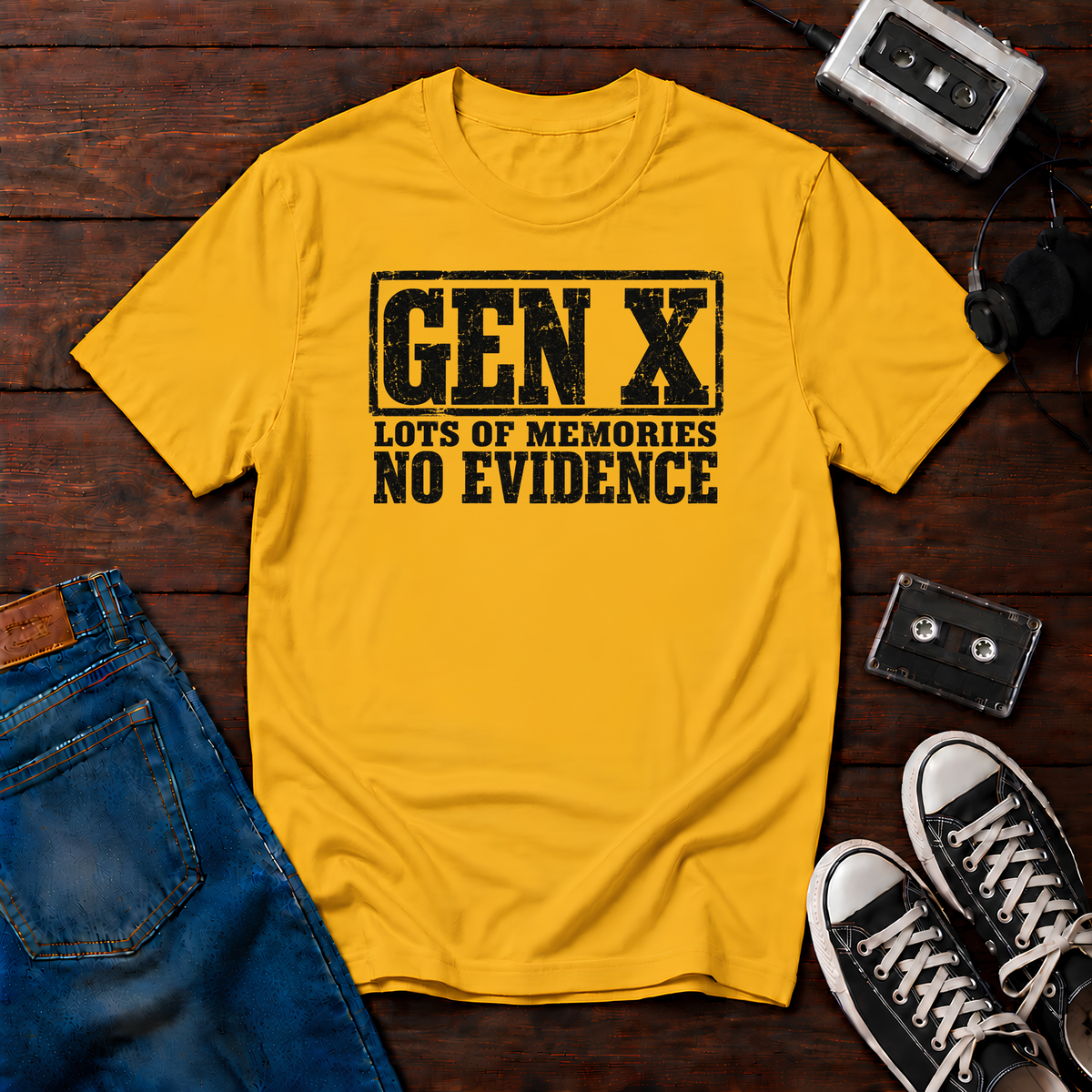 Gen X No Evidence T-Shirt