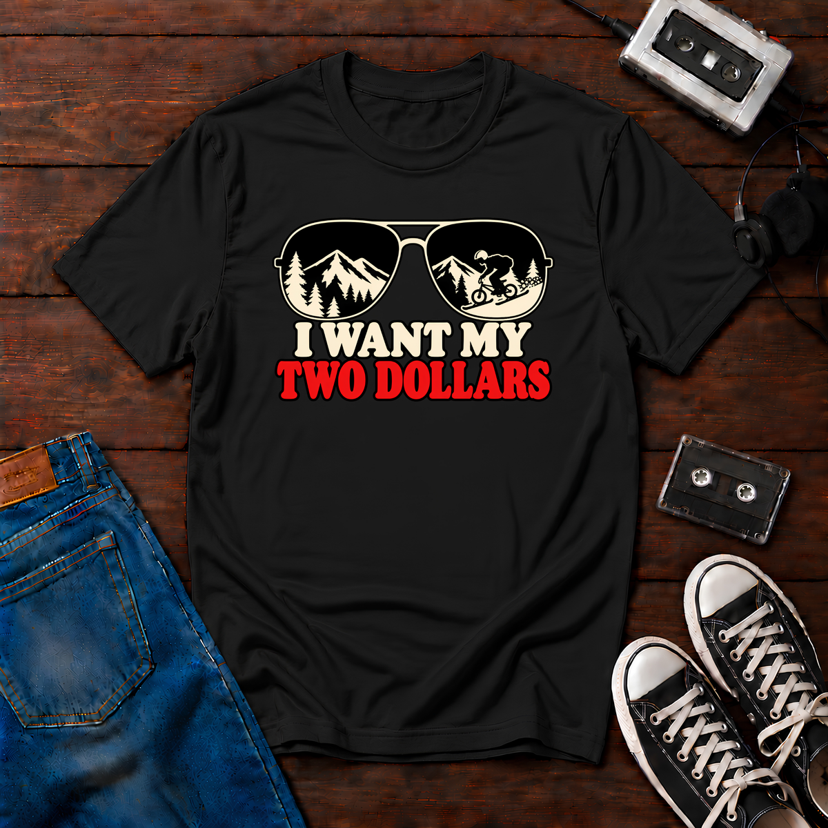 Two Dollars Sunglasses T-Shirt