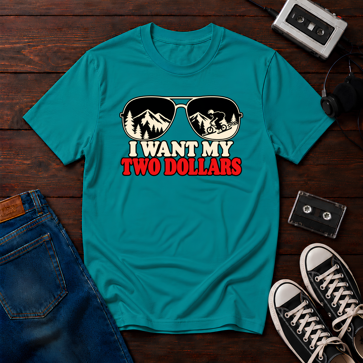 Two Dollars Sunglasses T-Shirt