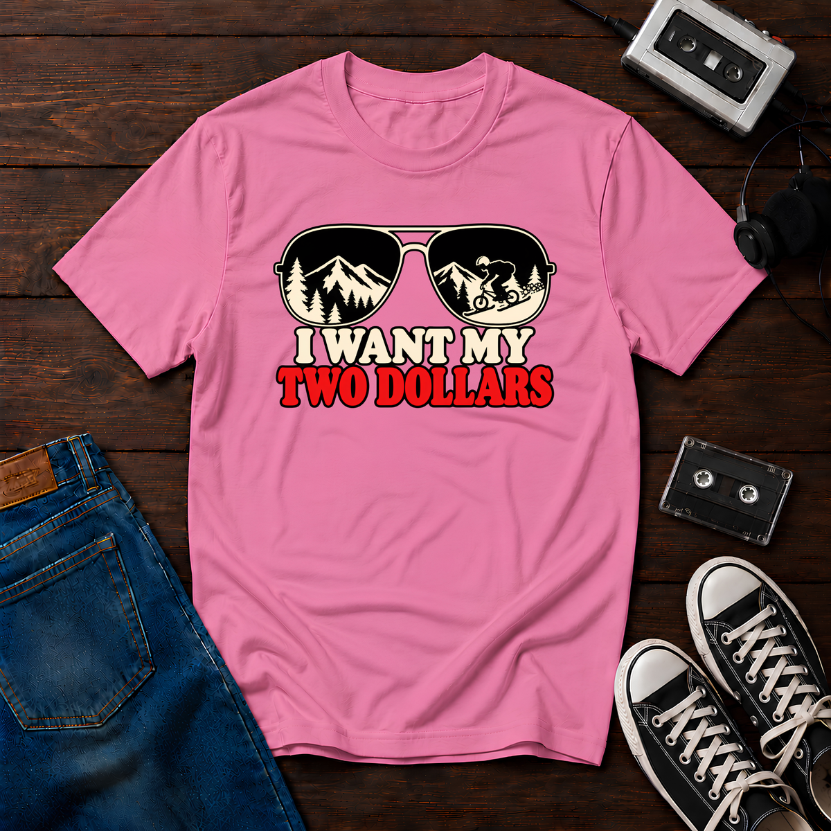 Two Dollars Sunglasses T-Shirt
