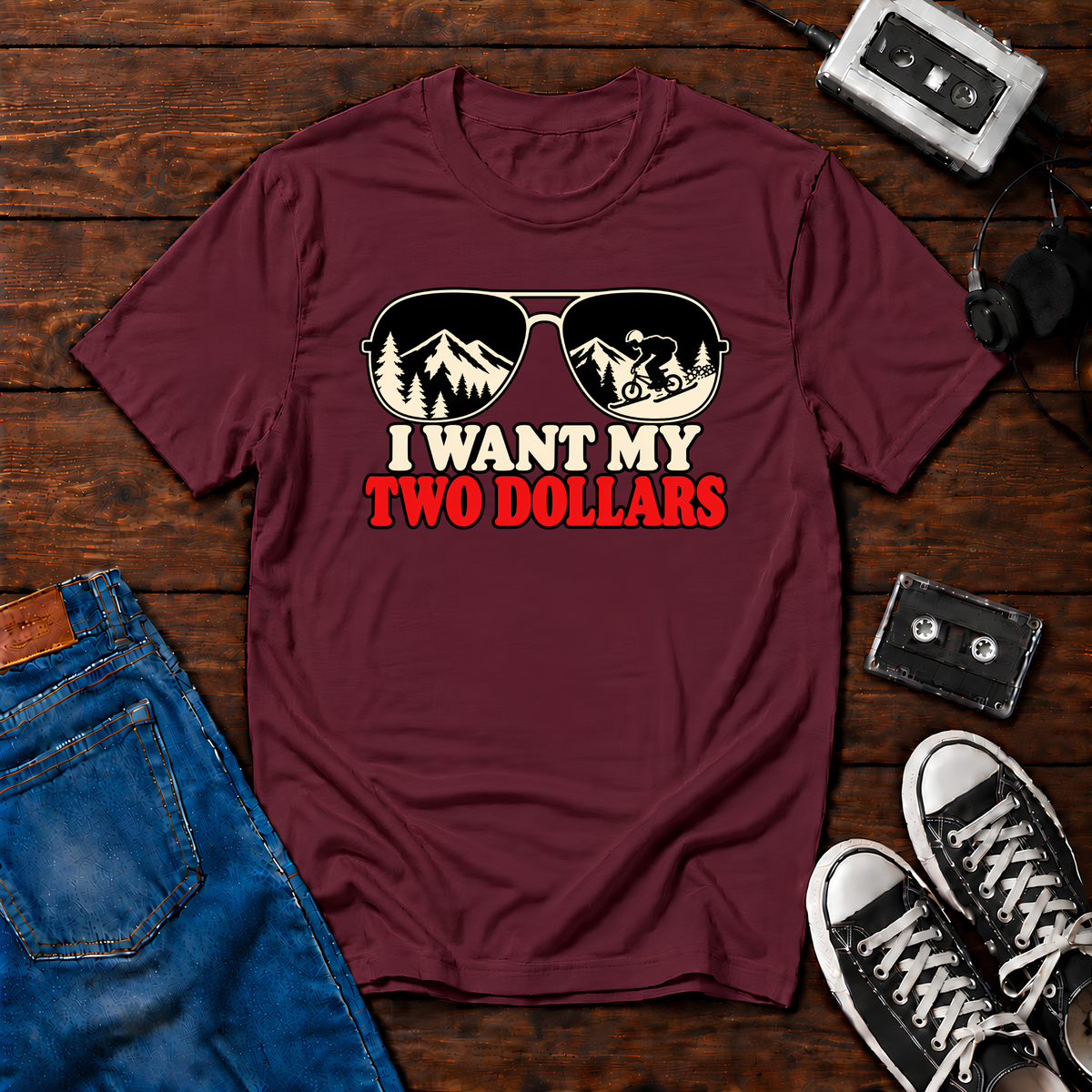 Two Dollars Sunglasses T-Shirt