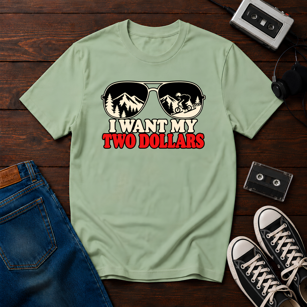 Two Dollars Sunglasses T-Shirt