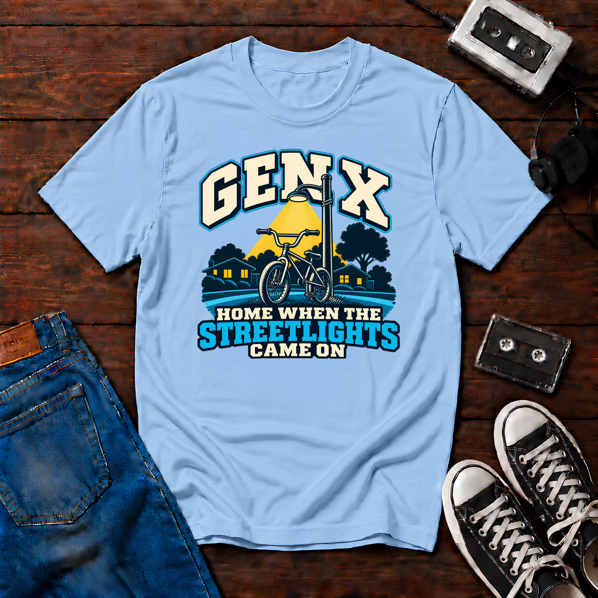 Streetlights and Bikes T-Shirt